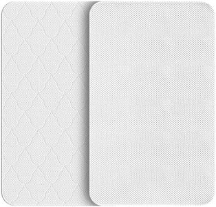 AOHWIDER 41x29 Pack N Play Mattress: 1.5" Thick Dual Side Pack and Play Mattress Topper for 4moms Breeze Plus Portable & 4moms Breeze Go Portable Travel and Playpen - All-Season Design