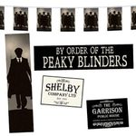 Peaky Blinders Party Decoration Pack - Bunting - Posters - Banners