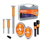 Rotary Thread Repair Kits - Faster & Easier to Chase, Restore & Clean Internal or External Threads, All in One Universal Thread Files Set, Inch, Metric, Grooves, Glands, Acme, Buttress Thread