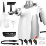ASSCA Handheld Steam Cleaner, 1050W Portable Steam Cleaner Handheld with 350ml Tank & 12-Piece Accessories, 100% Chemical-Free Multi-Surface Cleaning for Floor, Sofa, Carpet, Tile, Windows, Upholstery
