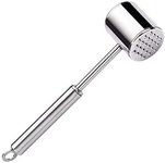 Dishwasher Safe Meat Tenderizer, 304 Stainless Steel Heavy Duty Meat Hammer Softener for Tenderizing Steak, Beef, Chicken, Lamb and Minced Meat