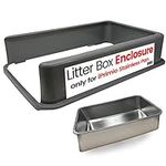 iPrimio Cat Litter Box Enclosure Stainless