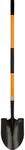 Dikuyeel Shovel for Digging Heavy Duty Metal Shovel with Fiberglass Handle, 56 Inches