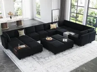 Belffin Modular Large Sectional Sof