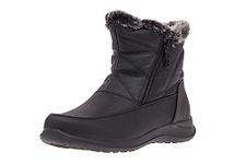 totes Women's Dalia Snow Boots, Black, 8 Wide