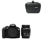 KamKorda Camera Bag with 2000D DSLR Camera + 18-55 III Lens compatible with Canon EF and EF-S Lenses - Feature Rich Entry Level Camera, Ideal for Travel, Sport and Everyday Photography