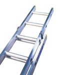 Lyte LYTELT225 2 Section Trade Extension Ladder - Silver