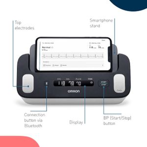 OMRON Upper Arm Blood Pressure Monitor with ECG Function