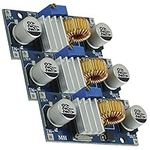 AZDelivery XL4015 Voltage Transformer DC-DC Step Down Module 5A 8V - 36V to 1.25V - 32V compatible with Arduino Including E-Book! (Pack of 3)