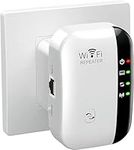 2024 Newest WiFi Booster, WiFi Extender, WiFi Repeater, Covers Up to 3650 Sq.ft and 45 Devices, Internet Booster - with Ethernet Port, Quick Setup, Home Wireless Signal Booster -White