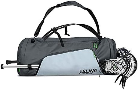 Sling Lacrosse Bag Hybrid XL - Use as a Backpack or Duffel Bag, Holds 2 Sticks and All of Your Gear with a 75L Capacity