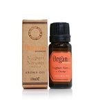 Song of India Organic Goodness Aroma Diffuser & Vaporiser Oil in Amber Coloured Glass Bottle | 100% Pure & Natural Essential Oil (Nagpuri Narangi - Orange)