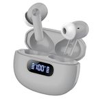 Wireless Earbuds, Bluetooth 5.3 Headphones 2024 NEW Wireless Headphones with 4 ENC Noise Cancelling Mic, HiFi Stereo Deep Bass 48H Playtime Mini Ear Buds Bluetooth Earbuds LED Display IP7 Waterproof