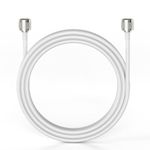 ANNTLENT 15m RG58 White Coaxial Cable, N Male to N Male, Low Loss Weatherproof and Waterproof Extension Cable, Suitable for Mobile Phone Signal Amplifier