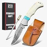 Damascus Steel knife - Pocket Foldi