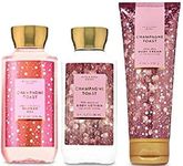 Bath and Body Works Champagne Toast Gift Set - Body Lotion - Body Cream and Shower Gel - Full Size