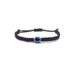 Storela Handmade Evil Eye Rope Bracelet for Protection and Friendship Lucky Black Evil Eye Bracelet