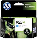 HP 955 XL Cyan Ink Cartridge L0S63C (L0S63AA) HP 955XL