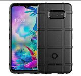 SmartLike Rugged Shield Matte Textured Grip Shell Hard Defender Back Case for LG G8X ThinQ - Rugged