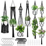 SFENNGPET Macrame Plant Hangers, 6P