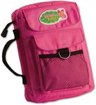 Adventure Bible Cover for Girls, Zippered, with Handle, Nylon, Pink, Medium