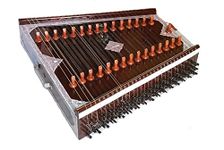 Musical Works Santoor Professional Santur Tune wood S2V3 String 93 Brown with fiber box