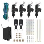 Remote Lock Kit, Universal Car Remote Control 4 Door Power Central Lock System Auto Locking Security Keyless Entry Kit for 2 3 4 car Truck Doors