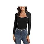 BODYWEAR LTD - Womens Plain Bolero Ruched Long Sleeve Open Front Cropped Cardigan Jacket Style Fashionable Stylish Sophisticated Comfortable & Versatile (Black, M/L)