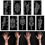 Henna Tattoo Stencils kit,Reusable 