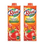 DABUR Real Tomato Fruit Juice 1L Rich In Vitamin C No Added Preservatives, No Artificial Colors & Flavours Goodness Of Best Fruits Daily Dose Of Fruit Nutrition Tasty, Refreshing & Energising Drink