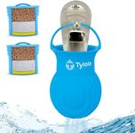 Tylola Showers-Bathtub Faucet Ball Water Filter. Zeolite Detox-Ionic Detox Bath,Remove Fluoride&Heavy Metal,Hard Water Softening.Silicone Shell,Skin-Friendly.2 Filter Cartridges.Bath Tech 3000-2