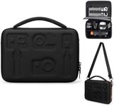 Cwatcun Action Camera Carrying Case for GoPro Hero/DJI Osmo Action, Waterproof Carrying Case Shoulder Bag, Travel Case for Most Action Camera and Accessories