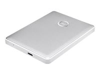 G-Technology 1TB G-DRIVE Mobile USB-C (USB 3.1 Gen 1) Portable External Hard Drive, Silver - 0G10264