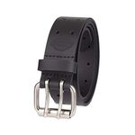 Dickies Men's 35mm Genuine Leather Belt,Black,34