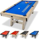 GoSports 7 ft Pool Table with Wood 