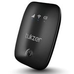 Tukzer 4G LTE Wireless Dongle (v4.0 Version) with All SIM Network Support | Plug & Play Data Card with up to 150Mbps Speed WiFi Hotspot | 2100mAh Rechargeable Battery| SIM Adapter Included