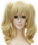 TSNOMORE Anime Cosplay Wigs for Women Blond Synthetic Wig with 2 Ponytails Halloween Costume Party Cosplay Wig