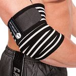 STEIGEN FITNESS-SF Elbow Wraps for Weightlifting, Elbow Support For Gym, Elbow Straps for Weight Lifting