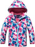 M2C Girls Floral Windbreaker Fleece