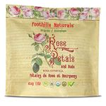 Foothills Naturals Rose Petals and Buds Organic - 454g / 1 Pound For Skin Tonics, Tea, 200 + Servings