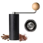 KINGrinder P0 Lightweight Manual Hand Coffee Grinder for Moka Pot, French Press, Drip with Assembly Consistency Stainless Steel Conical Burr Mill, 20g Capacity