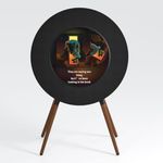 MorningBlues Record R1 Award-Winning Vinyl Bluetooth Speaker, 21.5" Display with Dynamic Lyrics & Album Art, 2.1 Hi-Fi Stereo by Jamo, Wi-Fi & BT 5.1, Premium Home Audio Décor