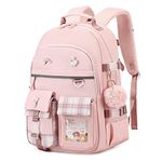 Backpack for Girls 15.6 Inch Laptop School Bag Kids Elementary College Backpacks Bookbags for Girls Teen Women Student