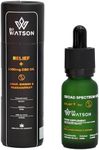 Dr Watson Relief + Plus High Strength Broad Spectrum CBD Oil Support Your Body Before During & After Exercise All Natural Hemp Passionfruit & Ginger 20ml 3000mg