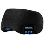 Bluetooth Sleeping Eye Mask | Sleep Headphones, Joseche Wireless Bluetooth Headphones Music Travel Sleeping Headset 4.2 Bluetooth Handsfree Sleep Eye Shades Built-in Speakers Microphone Washable