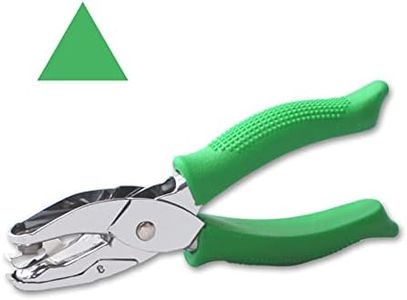 1/4 Inch Triangle Hole Punch for Handmade DIY Craft Paper, Perfect for Home, Office, Back to School Supplies