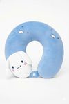 NEHEERA Unicorn Travel Neck Pillow, U-Shaped Support Cushion for Kids, (Purple) (Sky Blue)