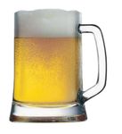 Pasabahce Glass Party Large Beer Mugs - Set of 2 (660 ml, Clear)