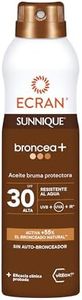 Ecran Sunnique - Bruma Aceite Protector FPS 30, Protección UVB + UVA e IR-A, Resistente al Agua, Con Tecnología Pure Bronze y VitEox 80, Activa el Bronceado Natural, Sin Autobronceador - 250 ml