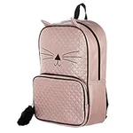 Pink Quilted Metallic Kitten Tech B